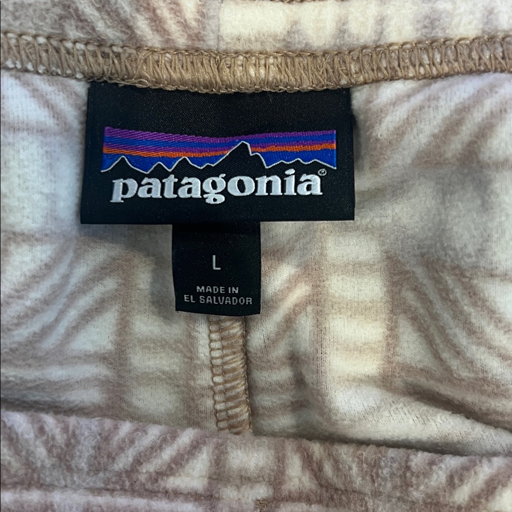 Patagonia Geometric Patterned Micro D Fleece Jogg… - image 4